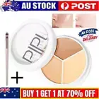 3 Colors Makeup Contour Face Cream Concealer Palette Professional for Acne+Brush