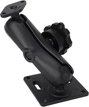Aluminum Alloy Fish Finder Double Ball Mount with C Size 1.5 / 38mm Balls, Double Socket Arm Electronic Mount, Prevent Theft, for Tablet Fish Finder