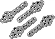 Height Shock Damper Mount Plate for /10 Crawler - 4pcs Set RC Car Mount for Offroad Crawlers (Ti Color)