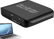 USB C HD Adapter, USB Splitter - Multiport Portable 4K@60Hz Reader Station Connector for Work Monitor Laptop Smartphone Tablets