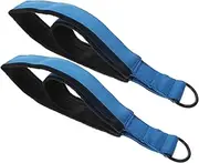 Toyvian 2pcs Fitness Stretch Bands Professional Elastic Yoga Straps for Indoor Exercise Multi Functional Training Equipment for Stretching Shaping and Workouts