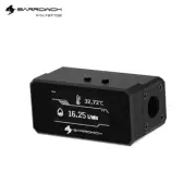 BARROWCH Water Cooling OLED Digital Display Real-Time POM Flow Temperature Meter