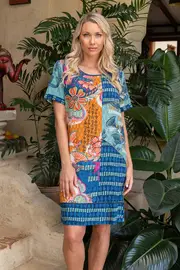 Arles Print Dress--ORI-61513