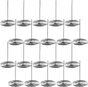 Kichvoe 20Pcs teapot spout Filter Tea Strainer for teapot spout Strainer teapot Spring strainers Pot Strainer Glass Tea Kettles Spring teapot Filters Filter Ball Stainless Steel Metal
