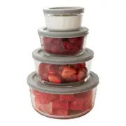 Store & Seal Glass Container Set (4 Pack)