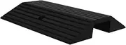 Bridge Threshold Ramp - 49x40x8cm Rubber Non-Slip Transition for Wheelchair Doorway Thresholds - Heavy-Duty 5 Ton Capacity, Easy Installation for Interior Door Ramps
