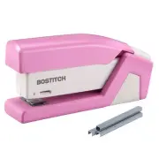 Bostitch Office InCourage Spring-Powered Compact Stapler, 3-in-1, Plastic, Ha...