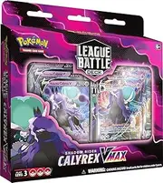 Pokémon TCG: Shadow Rider Calyrex VMAX League Battle Deck (60 Cards Ready to Play Deck, 3 Foil V Cards & 3 Foil VMAX Cards)