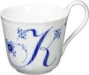 [ROYAL COPENHAGEN] 1017157 Blue Fluted Plain High Handle Mug, 11.2 fl oz (330 ml) K Wedding Gift Present