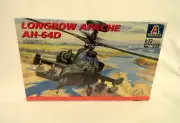 ITALERI LONG BOW APACHE AH - 64D 1:72 SCALE MODEL # 080 NEW SEALED