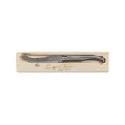 Laguiole Jean Neron Cheese Knife In Wooden Gift Box - Stainless Steel