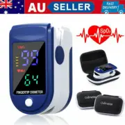 HOT Finger Pulse Oximeter Blood Oxygen Saturation Monitor Heart Rate & Carry Bag
