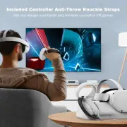 AMVR Upgraded Charging Dock for Meta/Oculus Quest 2, Headset Display Holder a...