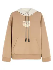 [S MAX MARA] Hood t -shirt XS Camel