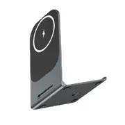 C28 15W Wireless Charger Foldable Magnetic Suction Phone Holder for Iphone