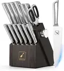 Knife Set, Kitchen Knife Set,Knife Block Set, Chef Knife Set with Block-14 PCS