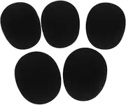 JEWEDECO 5pcs Microphone Case Foam Windscreen for Microphones Microphone Shield Thick Foam Mic Protector Breathable Foam Mic Cover Microphone Foam Cover Lapel Mic Covers Foam Mic Shield