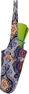 Opilroyn Yoga Tote Bag for Women Yoga Mat Bag - Long Shoulder Bag with Pockets | Yoga Supplies Pilates Gym Bag Fashionable Container for Most Size Mats