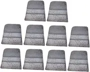 KONTONTY Axe Installation Fixing Wedge 10pcs Iron Wedge for Hammer Axe Handle Replacement Metal Construction