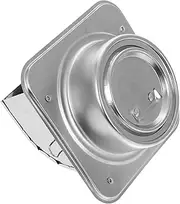 RORPOIR Range Hood Vent Cover Valve Air Compressor Liquid Check Stainless Steel Backflow Stopper Duct Reducer Easy Installation