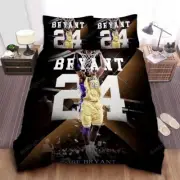 Kobe Bryant 24 Quilt Duvet Cover Set Bedclothes Super King Double Queen