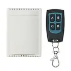 DC 12V 4CH Channel 433Mhz Wireless RF Switch Long Remote Control Switch