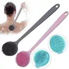 Back Scrubber Scrub Long Handle Shower Body Bath Brush Silicone Massage Brushes