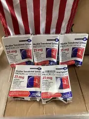 Habitrol Nicotine Transdermal System Patches Step 1 Lot Of 5= 35 Patches 3/2024