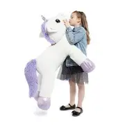 43'' Big Unicorn Plush Toys,Giant Unicorn Stuffed Animals,Unicorn Birthday