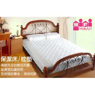 WallyFun 屋麗坊 KING SIZE 6X7呎雙人床保潔墊-單片款