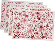 Tofficu 4 Sheets Polymer Clay Transfer Paper for DIY Earrings Cold Transfer Printing with Flower and Plant Designs Easy to Use Long Lasting Decals for Creative Projects