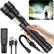 Rechargeable LED Flashlights High Lumens,3500 Lumens Super Bright Flashlight, wi