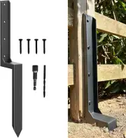 Thickened Fence Post Repair Kit, Steel Fence Post Stakes, Anchor Ground Spike fo