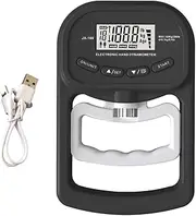 Electronic Grip Meter Stable Hand Dynamometer Grip for Training Fitness Tool Black