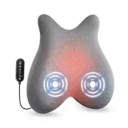 Heated Lumbar Support Pillow for Office Chair, Ergonomic Back Support Cushion