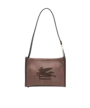 Patterned shoulder bag One size cedar brown