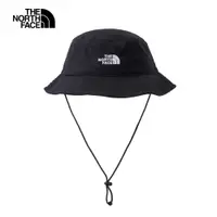 在飛比找PChome24h購物優惠-The North Face北面男女款黑色可調節帽帶休閒漁夫
