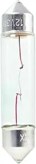 10 Pack 5 Watt T3 1/4 Festoon Base 24 Volt 5000 Hour Clear Xenon Lightbulb