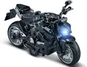 PLUSPOINT Diecast Motorcycle Toy Ducati Bike Scale Model Pull Back Bike.