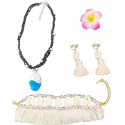 Moana Princess Moana Accessories Accessories Set Jewerly Movie TV Theme Costumes Movie Cosplay for Girls' Kid's Carnival Children's Day World Book Day Party Ca
