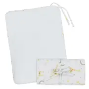 Living Textiles Baby/Newborn Waterproof Cotton Travel Change Mat Noah Giraffe