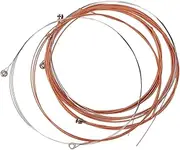 Acoustic Guitar String Set Proof Bright Tone 6Pcs Metal Replacement for Beginners Musicians