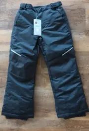 Swiss Tech Ski Snow Pants Waterproof Winter Adjustable Waist Black Small 6/7