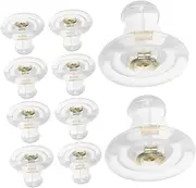 Tofficu 10pcs Silicone Earring Backs for DIY Earrings Comfortable and Durable Pierced Replacement Stoppers Safe Locking Design for Women and Teens Skin Friendly and Pliable