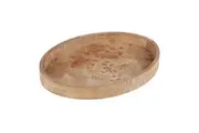Amalfi Burl Wooden Decorative Tray Perfume Trinket Coffee Table Tray Home Decor