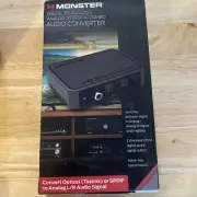 Monster Digital to Analog / Analog to Digital Combo Audio Converter Black