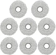 Washable Spin Mopping Pad Replacement for ECOVACS Deebot T30 Omni/ T30 Pro Omni/ T20 Omni/ T20e Omni/ T10 Omni/ X1 Omni/ X2 Omni Robot Vacuum Reusable Mop Pads (8 Pack)