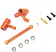 HPI BULLET3.0 MT ST Ken Block WR8 Flux Upgrade Parts Aluminium Alloy Steering Assembly Bellcrank-1SET Orange