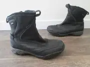 Merrell Womens Lolite J75300 Black Leather Waterproof Zip Up Boots Sz 10.5