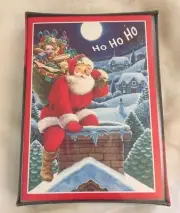 Vintage Kmart Merry Christmas Santa Claus Cards 18 Count NEW Sealed Ho Ho Ho